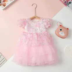 Sparkling chiffon princess dress 2/6