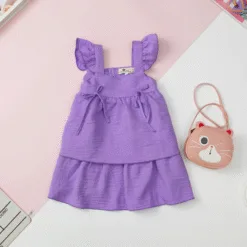 PH1079 Soft 2-layer sleeveless linen dress 2/10