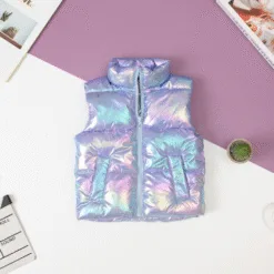 Boys and girls solid color vest, large size 8/14 years old